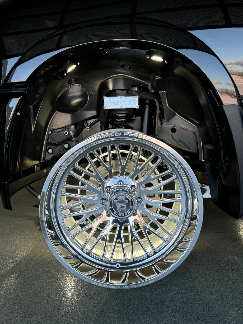 5 ROW PURE WHITE WHEEL LIGHTS