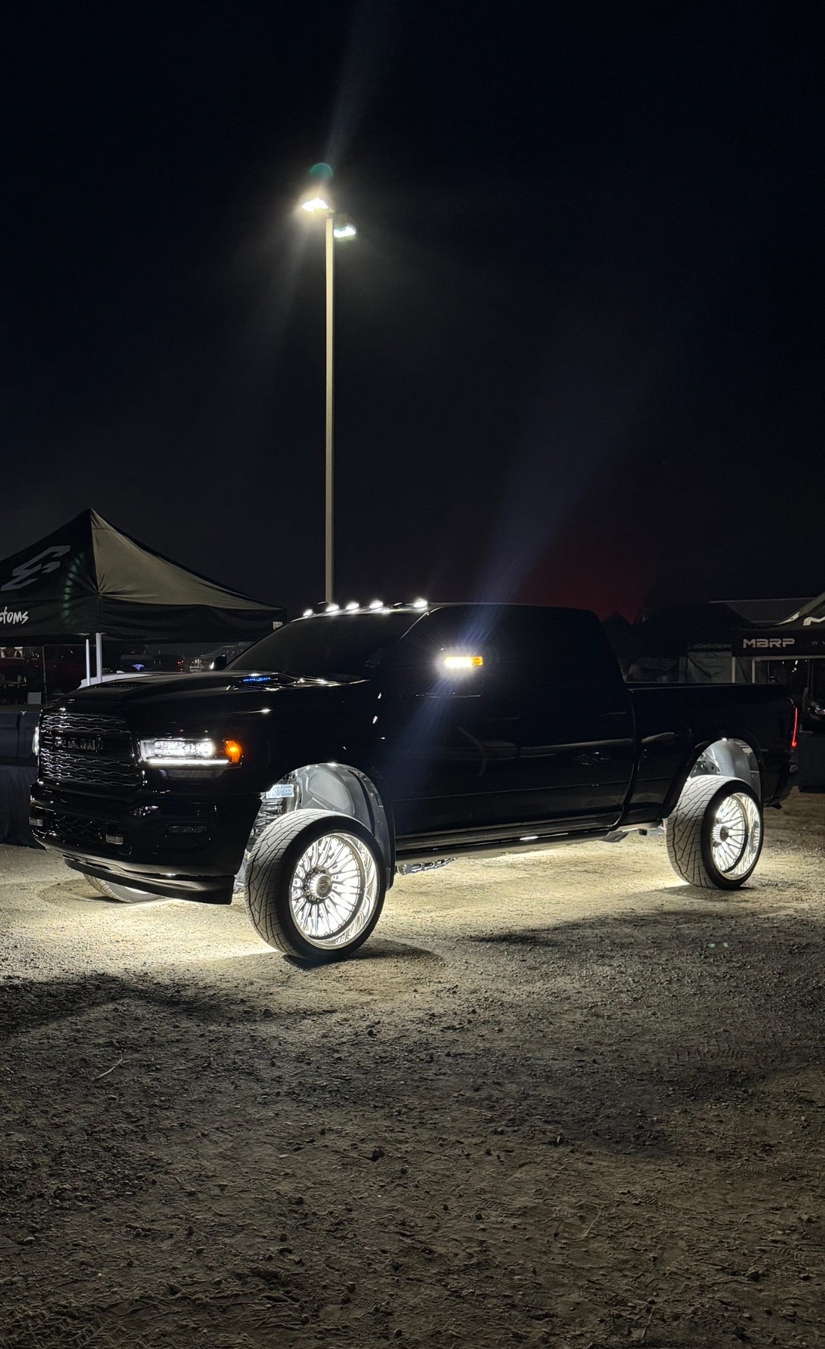 5 ROW PURE WHITE WHEEL LIGHTS